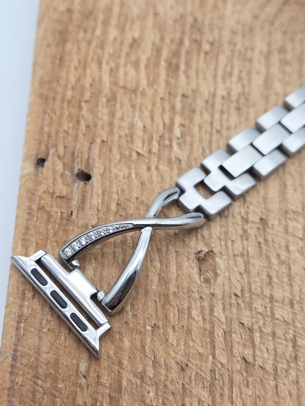 Apple Watch Band Silver Rhinestones iwatch